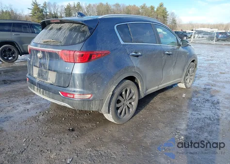 2018 Kia Sportage Ex from USA, damaged, VIN KNDPNCAC4J7408844